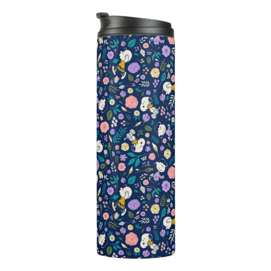 Bouteilles Isothermes cacahuètes en Motif de fleurs (Tourné sur la droite)