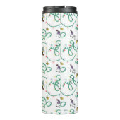 Bouteilles Isothermes cacahuètes | Motif d'amour de Noël brillant et bri (Dos)