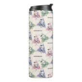 Bouteilles Isothermes cacahuètes | Snoopy Bike Ride Stats (Tourné sur la gauche)