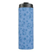 Bouteilles Isothermes cacahuètes | Snoopy Blue Space Astronaut Motif (Devant)