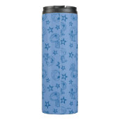 Bouteilles Isothermes cacahuètes | Snoopy Blue Space Astronaut Motif (Dos)