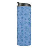 Bouteilles Isothermes cacahuètes | Snoopy Blue Space Astronaut Motif (Tourné sur la droite)