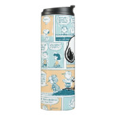 Bouteilles Isothermes cacahuètes | Snoopy Comic Motif (Tourné sur la gauche)