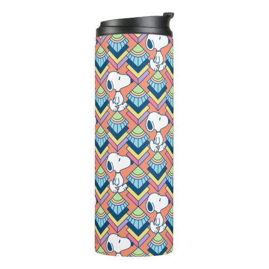 Bouteilles Isothermes cacahuètes | Snoopy Deco Dreams Motif (Tourné sur la gauche)