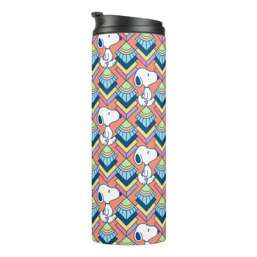 Bouteilles Isothermes cacahuètes | Snoopy Deco Dreams Motif (Tourné sur la droite)