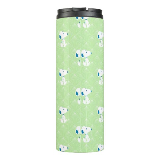 Bouteilles Isothermes cacahuètes | Snoopy Green Deco Dreams Motif (Dos)