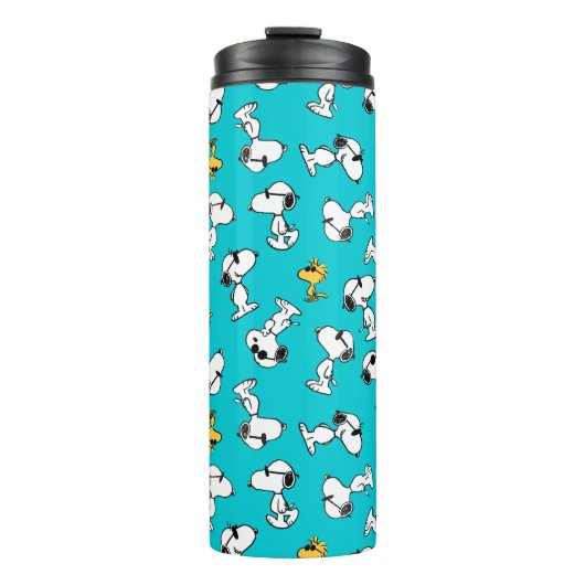 Bouteilles Isothermes cacahuètes | Snoopy & Lunettes de soleil Motif (Devant)