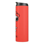 Bouteilles Isothermes cacahuètes | Snoopy Making the Catch (Tourné sur la droite)