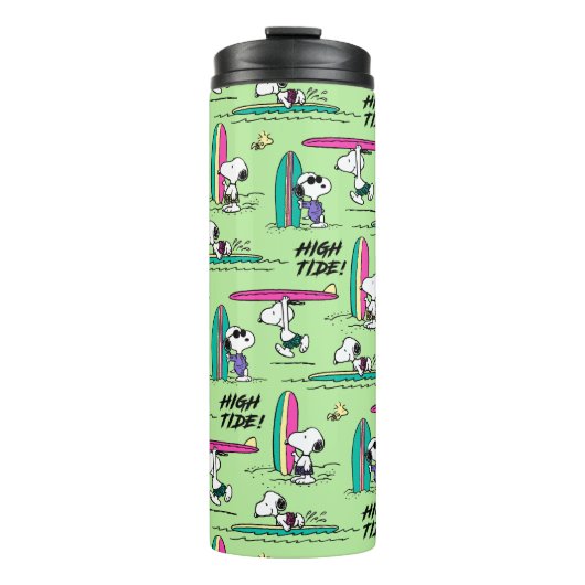 Bouteilles Isothermes cacahuètes | Snoopy Ocean High Tide Motif (Devant)