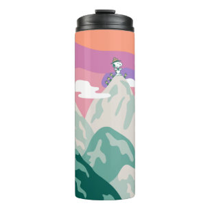 Bouteilles Isothermes cacahuètes Snoopy & Troop Randonnée la montagne
