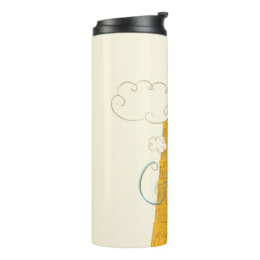 Bouteilles Isothermes cacahuètes | Snoopy & Woodstock Ciao (Tourné sur la gauche)