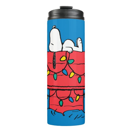 Bouteilles Isothermes cacahuètes | Snoopy's Dog House With Lights (Devant)