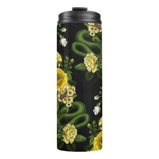 Bouteilles Isothermes Caché en rose, jaune et vert (Devant)