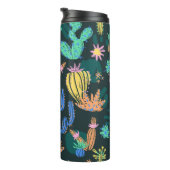 Bouteilles Isothermes Cactus dessiné à la main : sans couture scandinave (Tourné sur la droite)