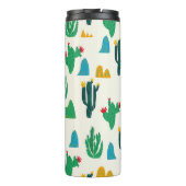 Bouteilles Isothermes Cactus Naturel : Art Folk Sans Couleur. (Dos)