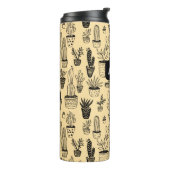 Bouteilles Isothermes Cactus Poted Plante mignon Motif cadeau personnali (Tourné sur la gauche)