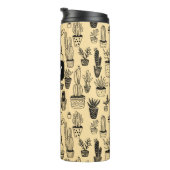 Bouteilles Isothermes Cactus Poted Plante mignon Motif cadeau personnali (Tourné sur la droite)