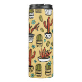 Bouteilles Isothermes Cactus Succulent : Esquisse tirée à la main (Dos)