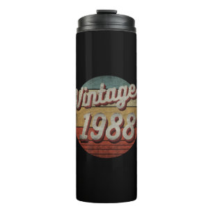 BOUTEILLES ISOTHERMES CADEAU D'ANNIVERSAIRE HOMMES FEMMES 1988 VINTAGE