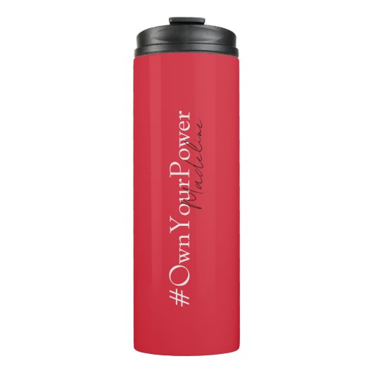 Bouteilles Isothermes Cadeau d'autonomisation des filles - Nom personnal (Devant)