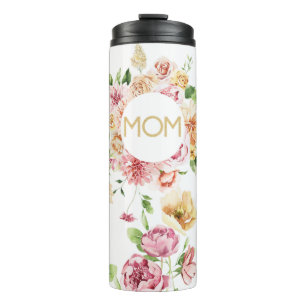 Bouteilles Isothermes Cadeau de fête des mères floral maman gobelet