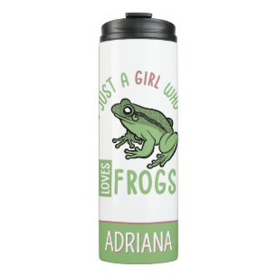Bouteilles Isothermes Cadeau de grenouille personnalisé juste une fille