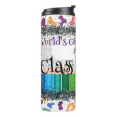 Bouteilles Isothermes Cadeau de l'enseignant de salle d'école personnali (Tourné sur la gauche)