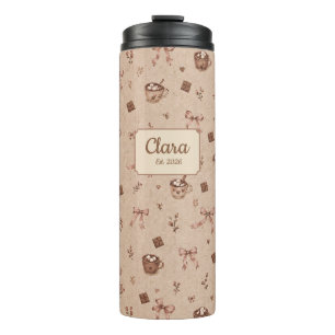 Bouteilles Isothermes Cadeau de motif de chocolat chaud Cozy Cocoa avec