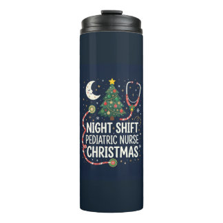 Bouteilles Isothermes Cadeau de Noël pour infirmière pédiatrique de nuit