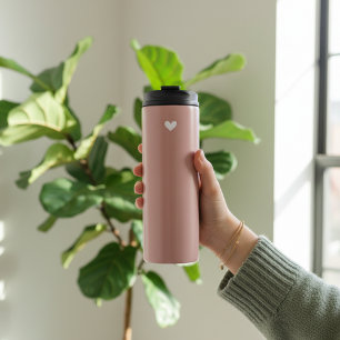 Bouteilles Isothermes Cadeau de tasse thermique rose pour anniversaire p