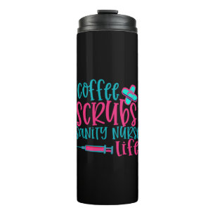 Bouteilles Isothermes Cadeau d'infirmière Gommages au café Sanity Vie