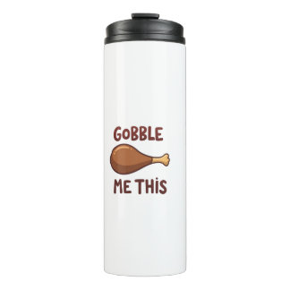 Bouteilles Isothermes Cadeau drôle de dindon de Thanksgiving
