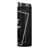 Bouteilles Isothermes Cadeau mariage pour deux M. et Mme Personnalisé (Tourné sur la droite)