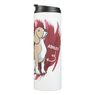 Bouteilles Isothermes Cadeau mignon Beagle pour papa chien maman chien