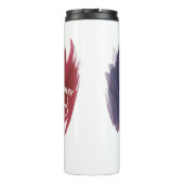 Bouteilles Isothermes Cadeau Mignon Beagle pour Papa Chien Maman Chienne (Dos)