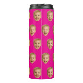 Bouteilles Isothermes Cadeau Personnalisé, Photo Personnalisée Du Visage (Dos)