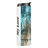 Bouteilles Isothermes Cadeau personnalisé pour hommes, cadeau de nom per (Tourné sur la gauche)