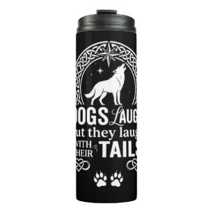 Bouteilles Isothermes Cadeau pour amateur de chiens silhouette de chien 