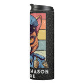 Bouteilles Isothermes Cadeaux de chats d'anniversaire pour les policiers (Tourné sur la droite)