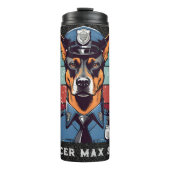 Bouteilles Isothermes Cadeaux de chien d'anniversaire pour policiers pap (Devant)