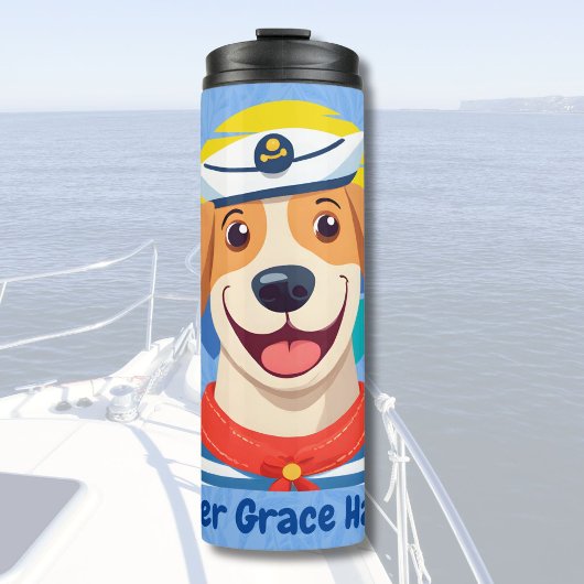 Bouteilles Isothermes Cadeaux de chiens mignons nautiques pour les propr