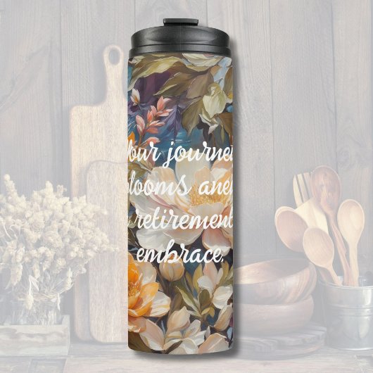 Bouteilles Isothermes Cadeaux de retraite sur mesure pour la Fleur sauva