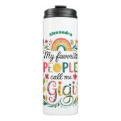 Bouteilles Isothermes ❤️ Cadeaux GIGI personnalisés Fête des mères Anniv (Devant)