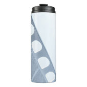 Bouteilles Isothermes Cadre en métal noir et blanc (Devant)