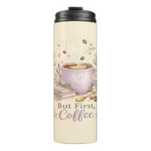 Café aquarelle lavande cosy