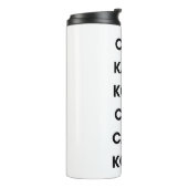 Bouteilles Isothermes Café autour du monde Tumbler (Tourné sur la gauche)