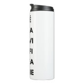 Bouteilles Isothermes Café autour du monde Tumbler (Tourné sur la droite)