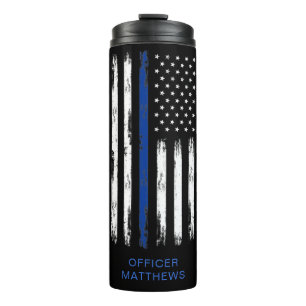 Bouteilles Isothermes Café de police de la Ligne Bleue Mince