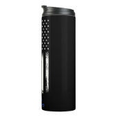 Bouteilles Isothermes Café de police de la Ligne Bleue Mince (Tourné sur la droite)