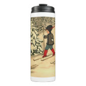 Bouteilles Isothermes Café de ski d'hiver (Devant)